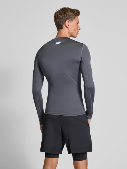 Under Armour Longsleeve mit Rundhalsausschnitt und Logo Graphit 5