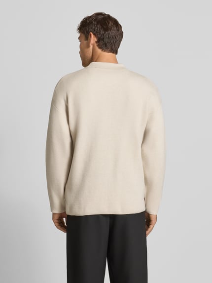 JACK & JONES Premium Gebreid jack met tweewegsritssluiting, model 'BRADFORT' Offwhite gemêleerd - 5