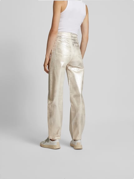Iro Stoffen broek met 5-pocketmodel Ecru - 5