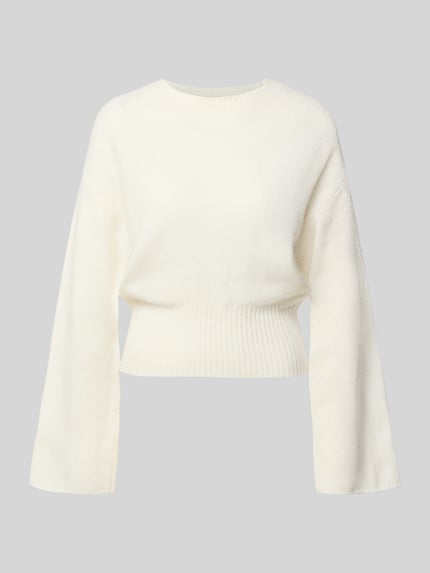 ONLY Pullover mit ausgestellten Ärmeln Ecru 1