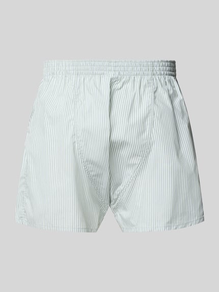 Produktfoto, Boxershorts mit elastischem Bund im 3er-Pack von MCNEAL, bawełna, krój regular fit, detal z logo, delikatne paski, zestaw 3 szt.
