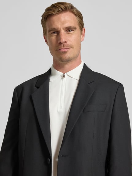 Selected Regular fit poloshirt van katoenmix, model 'FAVE' Wit - 3