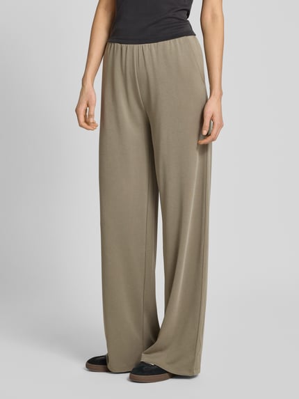 Jake*s Casual Flared Hose mit elastischem Bund Lind 4