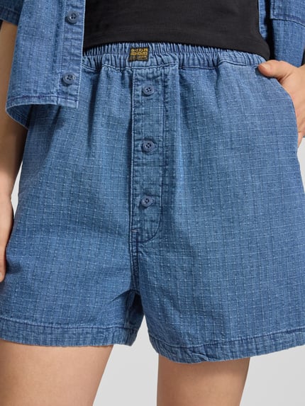 G-Star RAW Shorts mit elastischem Bund Jeansblau 3