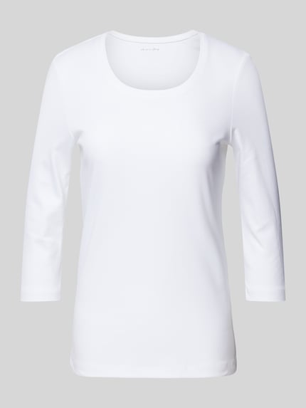 Christian Berg Woman T-shirt met 3/4-mouwen in effen design Wit - 2