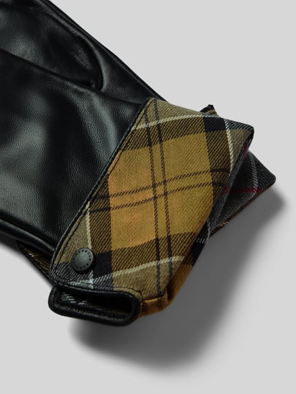 Barbour Handschuhe aus echtem Rindsleder Modell 'LADY JANE' Black 2