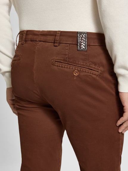 MMX Broek met achterzakken, model 'Lupus' Roestrood - 3