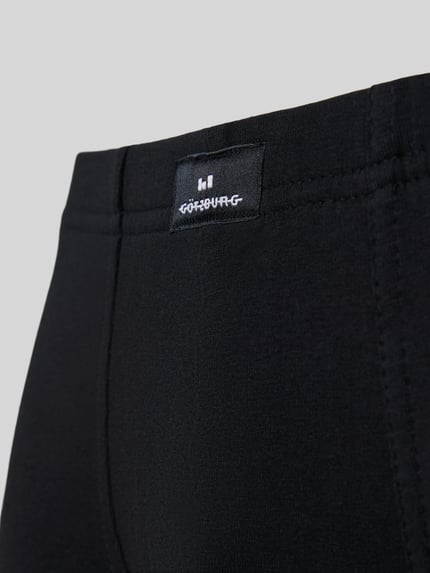 Produktfoto, Boxershorts mit Label-Detail im 3er-Pack von Götzburg Wäsche aus Baumwoll-Elasthan-Mix, körpernaher Schnitt, elastischer Bund