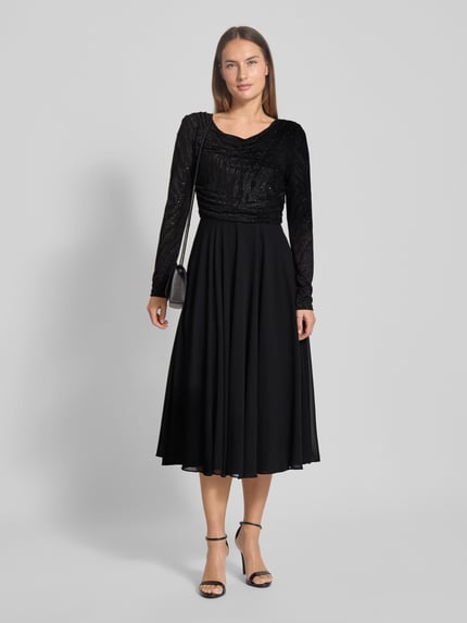 Christian Berg Cocktail Cocktailkleid mit Rundhalsausschnitt Black 1