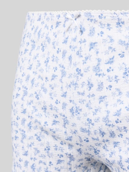 REVIEW Korte broek met strikdetail Wit - 2