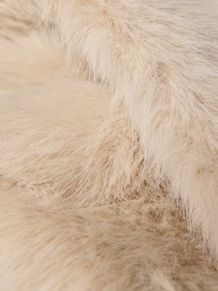 OPUS Schal mit weichem Fleece Modell 'Awifey' Sand 2