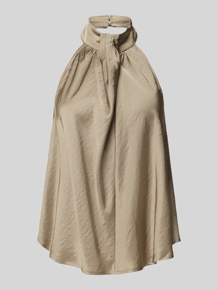 mbyM Blusentop mit Neckholder Modell 'Zuzela' Beige 2