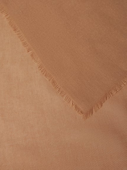 FRAAS Sjaal met gerafelde boorden Camel - 2