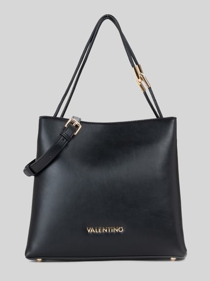 Valentino Bags Umhängetasche mit Label-Detail und abnehmbarem Schulterriemen Black 1