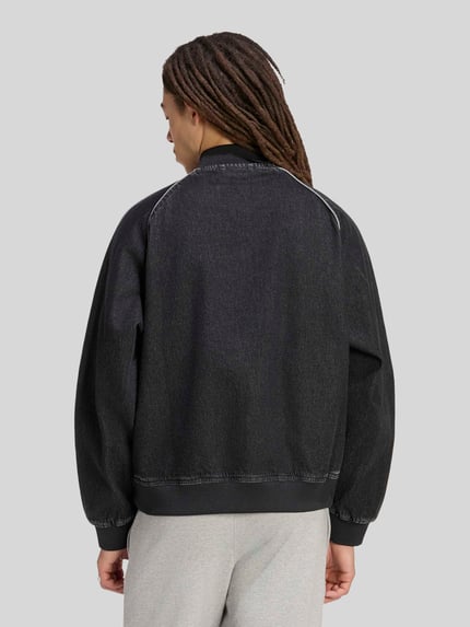 adidas Originals Regular Fit Jeansjacke aus reiner Baumwolle Black 4