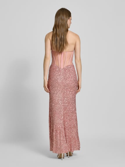 Hey Kyla Abendkleid mit Ziersteinbesatz Pink 5
