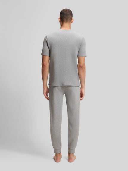 BOSS Regular Fit T-Shirt aus Baumwoll-Mix Mittelgrau 5