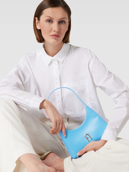 FURLA Handtasche mit Label-Detail Modell 'DIAMANTE' Aqua 1