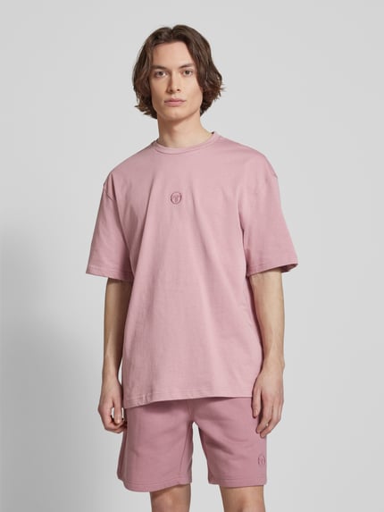 Sergio Tacchini T-Shirt mit Label-Stitching Modell 'SIMBA' Altrosa 4