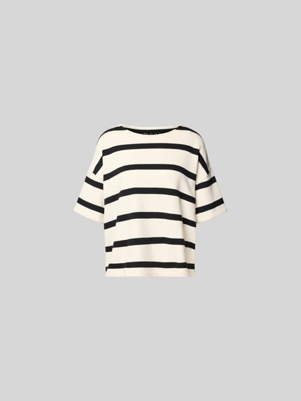 Juvia Relaxed Fit T-Shirt im Halbarm-Design Ecru 2