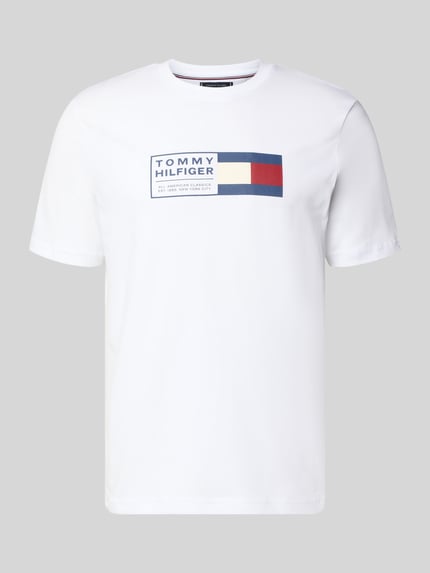 Tommy Hilfiger Regular Fit T-Shirt aus reiner Baumwolle Weiss 2