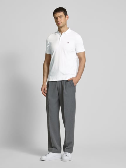 Tommy Hilfiger Koszulka polo o kroju regular fit z wyhaftowanym logo Biały 1
