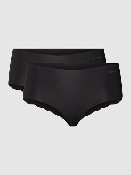 Sloggi Onderbroek met labeldetail, model 'ZERO MICROFIBRE' Zwart - 2