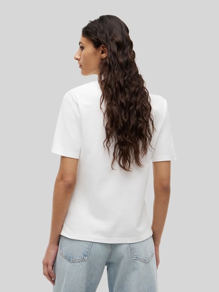 Tommy Hilfiger Regular Fit Poloshirts aus Baumwoll-Mix Ecru 5