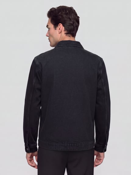 Marc O'Polo DENIM Hemdjacke mit Brusttasche Black 5