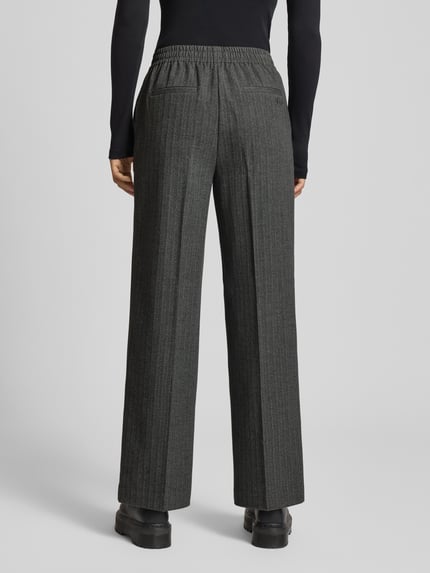 LeGer Broek met elastische band, model 'Shannon' Antraciet - 5