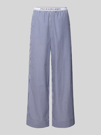 Polo Ralph Lauren Pyjama-Hose mit elastischem Logo-Bund Dunkelblau 1