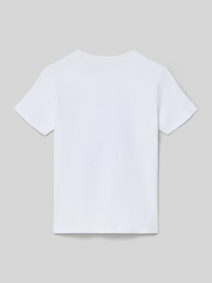 Produktfoto, Regular Fit T-Shirt aus reiner Baumwolle mit Polo Bear von Polo Ralph Lauren Kids, białe, jednokolorowe, jersey, krótki rękaw, dekolt okrągły