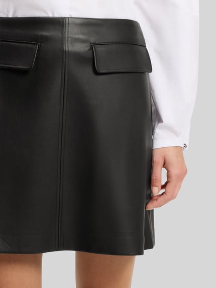 HUGO Minirock mit Ziertaschen-Rückseite Black 3