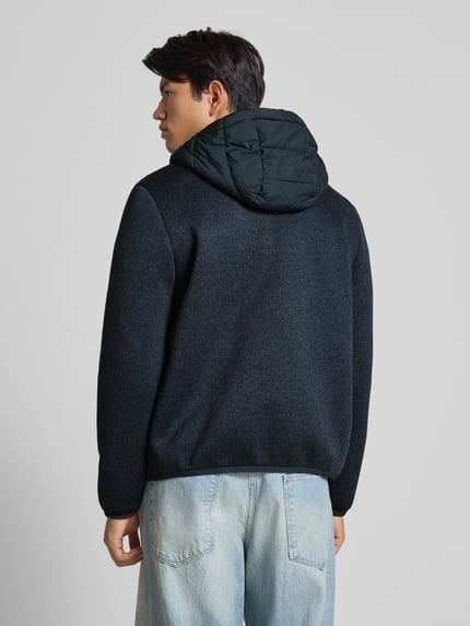 Superdry Steppjacke mit Kapuze und Reißverschlusstaschen Dunkelblau 5