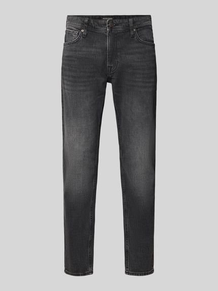 JACK & JONES Regular Fit Straight Fit Jeans mit Dark-Wash-Effekt Jeansblau 1