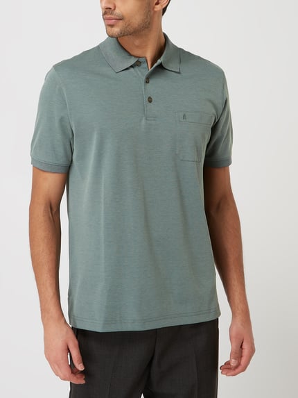RAGMAN Regular Fit Poloshirt mit Brusttasche Gruen 4