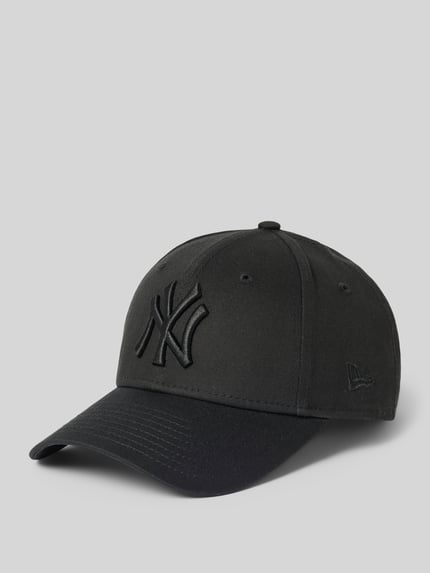 Productfoto, Basecap aus Baumwolle mit Stitching van New Era in zwart met verstijfde klep, verstelbare maat, zichtbaar stiksel.