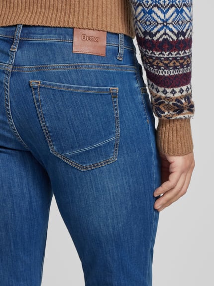 Brax Slim Fit Jeans im 5-Pocket-Design Modell 'CHUCK' Jeansblau 3