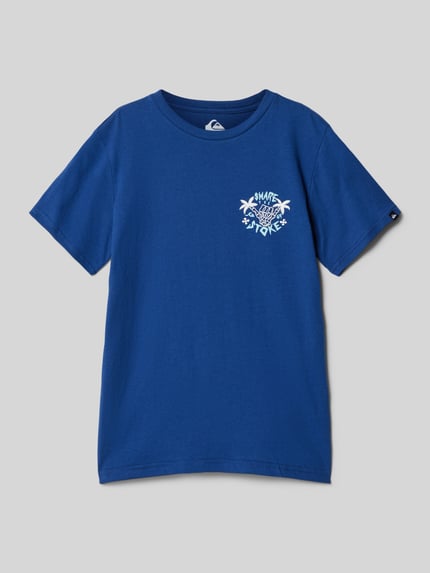 Quiksilver T-shirt met ronde hals Donkerblauw - 1