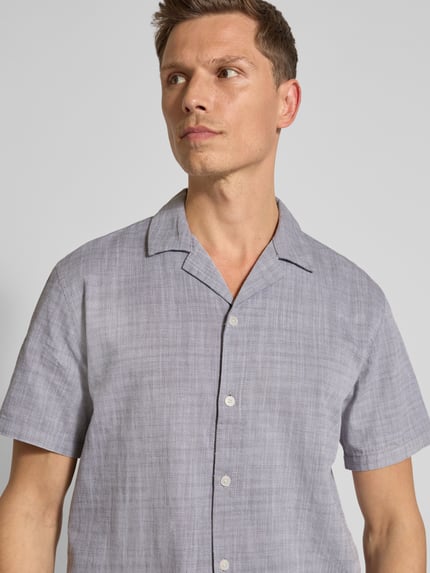 Tom Tailor Denim Relaxed Fit Freizeithemd aus reiner Baumwolle Hellgrau 3