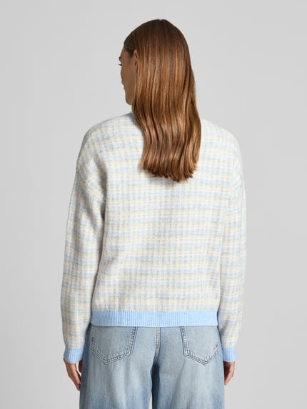 Christian Berg Woman Strickpullover mit Rundhalsausschnitt Hellblau 5