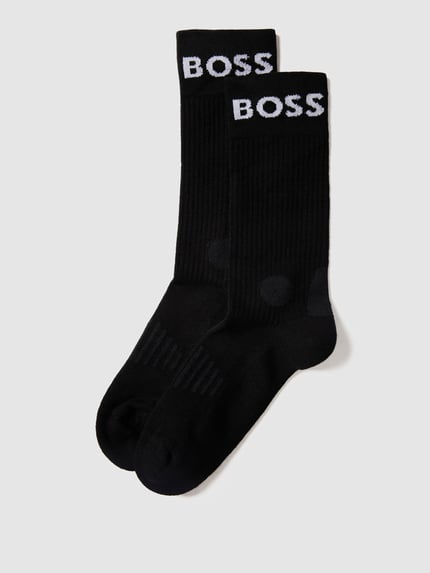 BOSS Socken aus Baumwoll-Mix im 2er-Pack Modell 'RS SPORT' Black 1