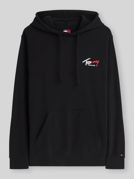 Tommy Jeans Bluza o kroju relaxed fit z czystej bawełny Czarny 2