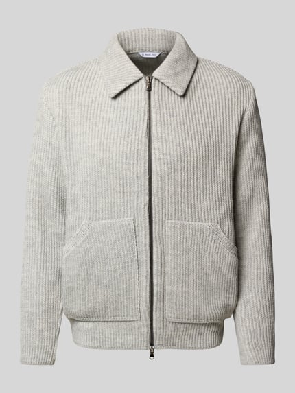 Manuel Ritz Jacke mit Woll-Anteil Hellgrau 2