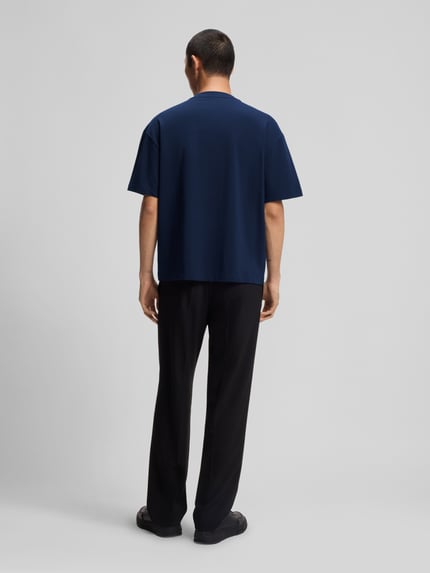 HUGO Oversized T-Shirt aus reiner Baumwolle Modell 'DINKEE' Royal 5