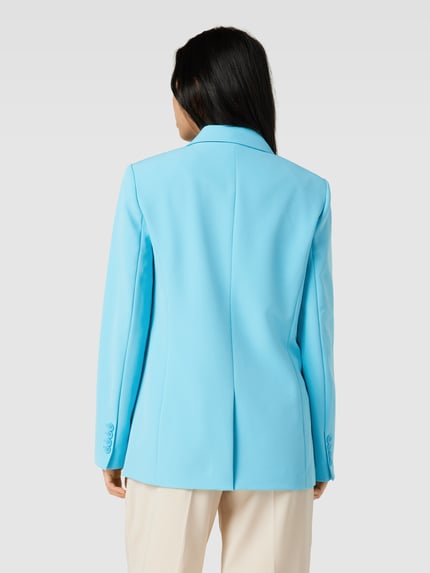 HERZENS Blazer met klepzakken Aquablauw - 5