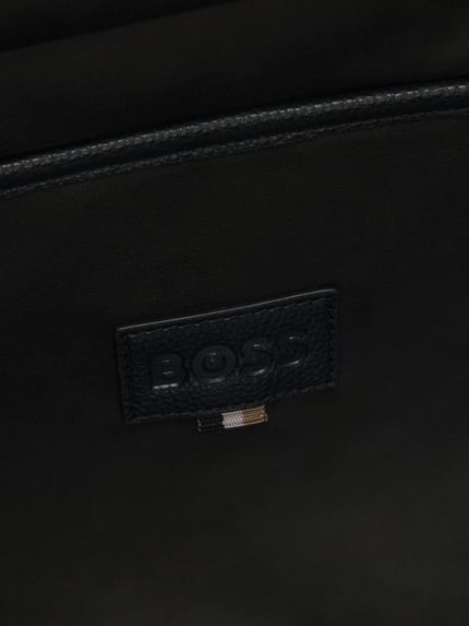 BOSS shopper met logodetail Zwart - 6