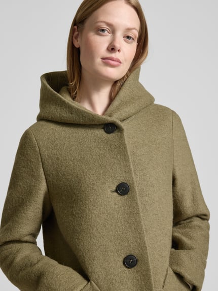 FUCHS SCHMITT Wollmantel mit Kapuze Schilf 3
