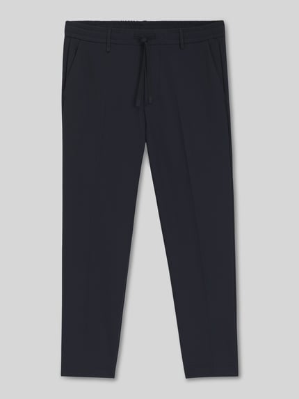 BOSS Green Tapered Fit Anzughose aus bügelleichtem Material Modell 'T_CONVERT' Dunkelblau 2