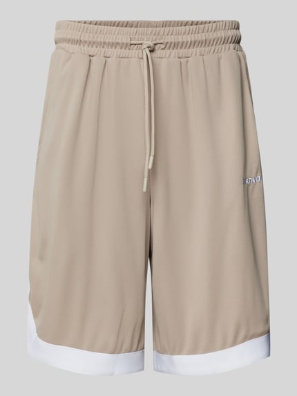 PEGADOR Sweatshorts mit elastischem Bund Taupe 2